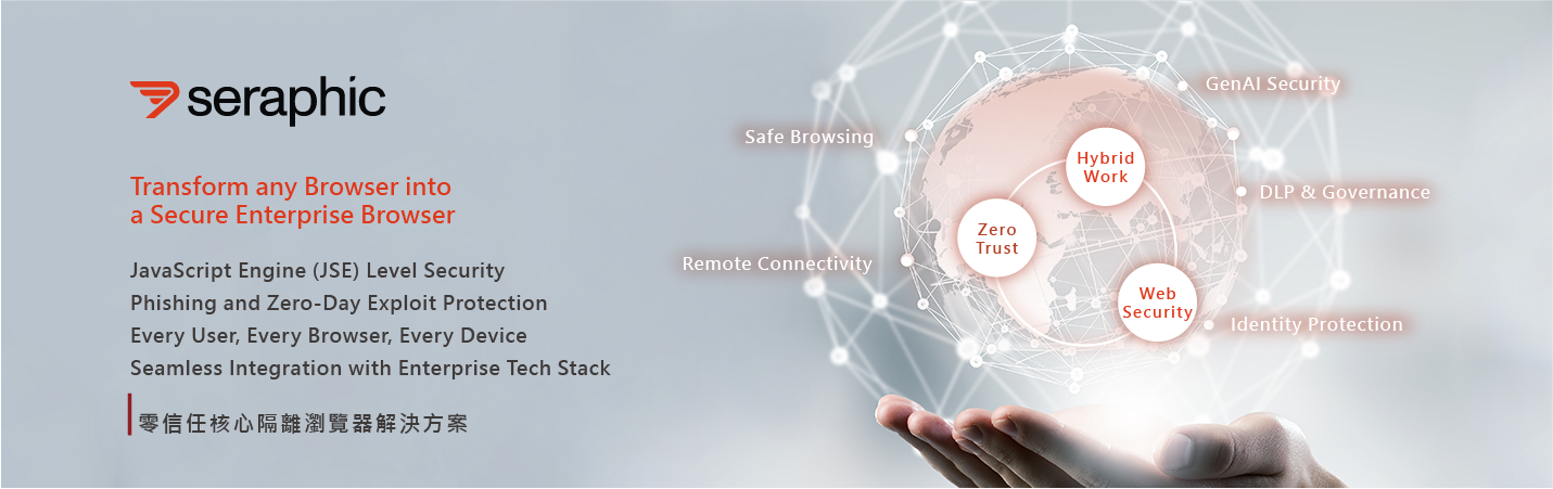 Seraphic | 零信任核心隔離瀏覽器解決方案